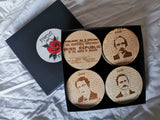 Proclamation coaster set