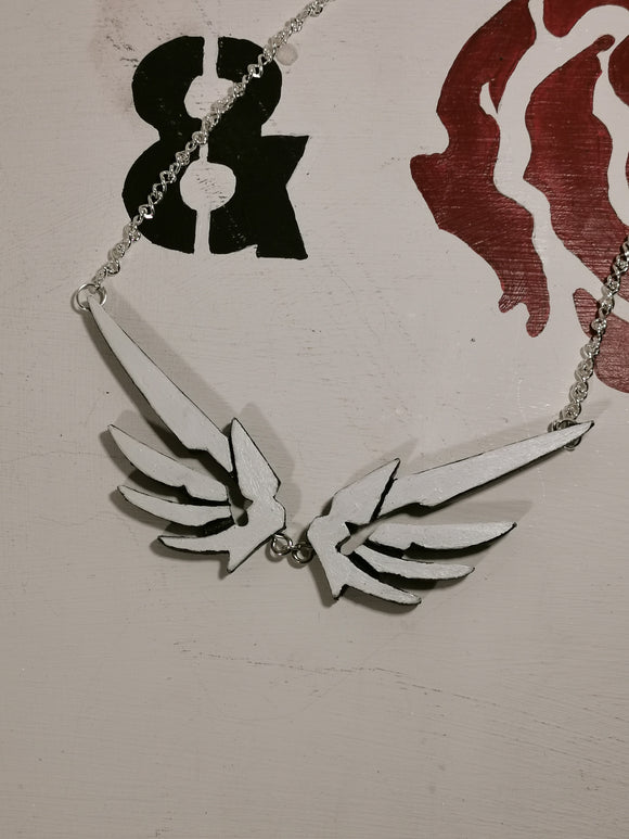 Mercy wing necklace